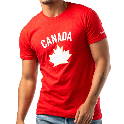 BAUER HOCKEY CANADA GRAPHIC ADULT RED T SHIRT