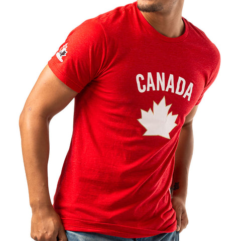 BAUER HOCKEY CANADA GRAPHIC ADULT RED T SHIRT