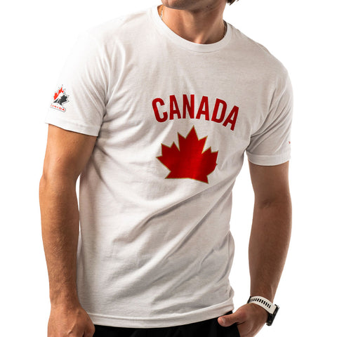 BAUER HOCKEY CANADA GRAPHIC ADULT WHITE T SHIRT