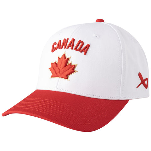 BAUER HOCKEY CANADA TWOTONE TWILL RED/WHITE HAT