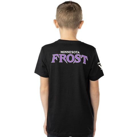 BAUER MINNESOTA FROST YOUTH BLACK T SHIRT