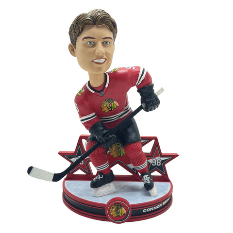 CHICAGO BLACKHAWKS CONNOR BEDARD 8" BOBBLE HEAD