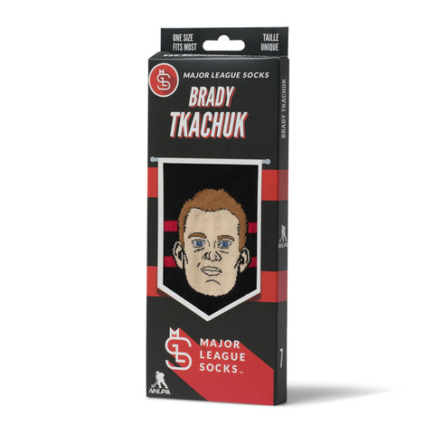 MAJOR LEAGUE SOCKS OTTAWA SENATORS BRADY TKACHUK SOCKS