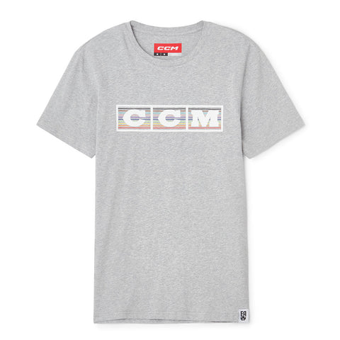 CCM PRIDE ADULT GREY T SHIRT