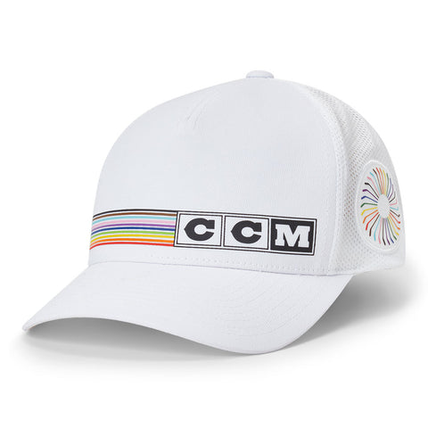 CCM PRIDE VINTAGE WHITE HAT