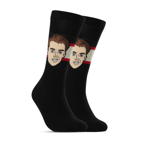 MAJOR LEAGUE SOCKS CHICAGO BLACKHAWKS CONNOR BEDARD RETRO SOCKS