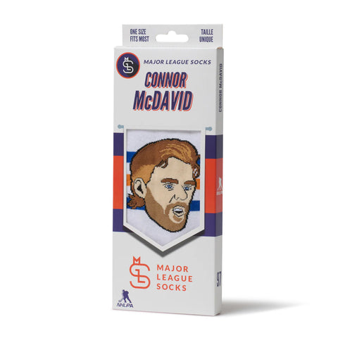 MAJOR LEAGUE SOCKS EDMONTON OILERS CONNOR MCDAVID SOCKS