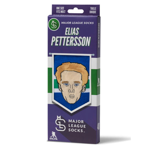 MAJOR LEAGUE SOCKS VANCOUVER CANUCKS ELIAS PETTERSSON SOCKS