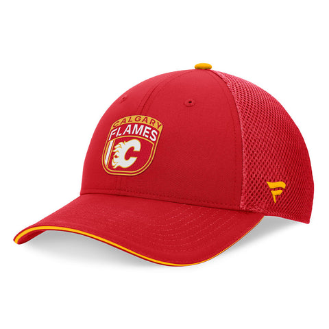 FANATICS CALGARY FLAMES AUTHENTIC PRO 2024 DRAFT TRUCKER HAT