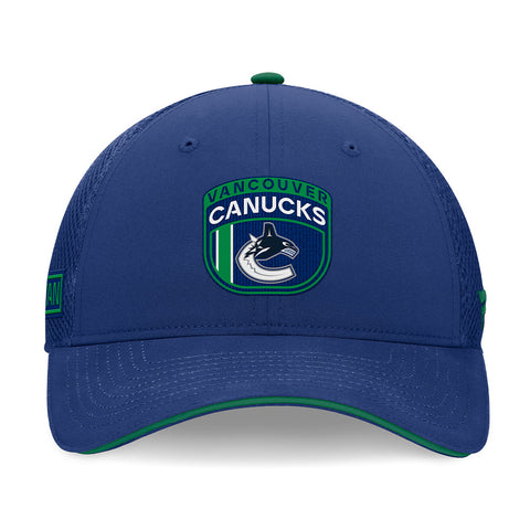 FANATICS VANCOUVER CANUCKS AUTHENTIC PRO 2024 DRAFT TRUCKER HAT