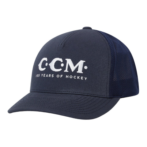 CCM 125 ANNIVERSARY ADULT NAVY MESH TRUCKER HAT