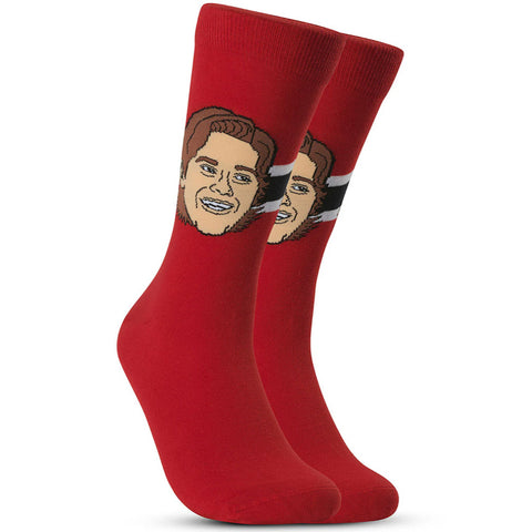 MAJOR LEAGUE SOCKS NEW JERSEY DEVILS JACK HUGHES SOCKS