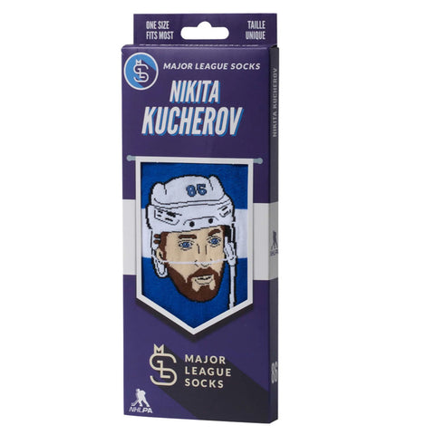 MAJOR LEAGUE SOCKS TAMPA BAY LIGHTNING NIKITA KUCHEROV SOCKS