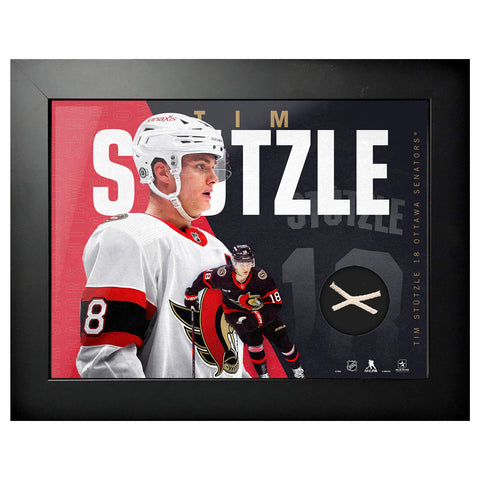 OTTAWA SENATOR TIM STUTZLE 14"X18" NET FRAMED ART