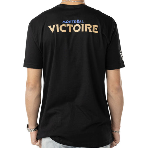 PWHL MONTREAL VICTOIRE ADULT BLACK T SHIRT