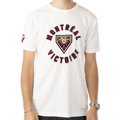 PWHL MONTREAL VICTOIRE ADULT WHITE T SHIRT