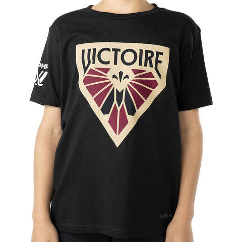 PWHL MONTREAL VICTOIRE YOUTH BLACK T SHIRT