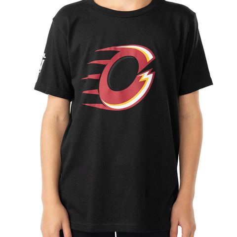 PWHL OTTAWA CHARGE YOUTH BLACK T SHIRT