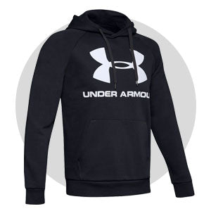 Under Armour Kids' Armour Fleece® Graphic Joggers Black / White