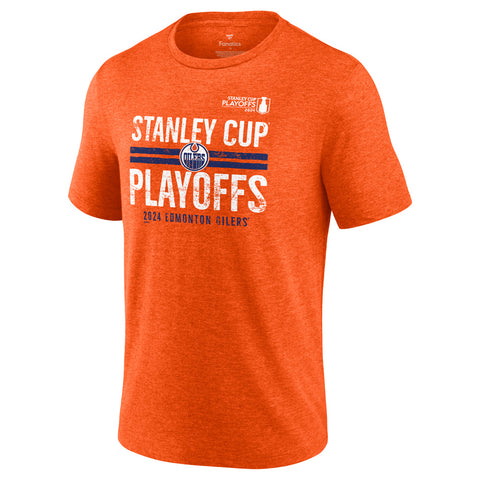 FANATICS EDMONTON OILERS 2024 STANLEY CUP PLAYOFFS CROSSBAR T SHIRT