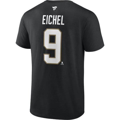 FANATICS VEGAS GOLDEN KNIGHTS JACK EICHEL NAME AND NUMBER T SHIRT