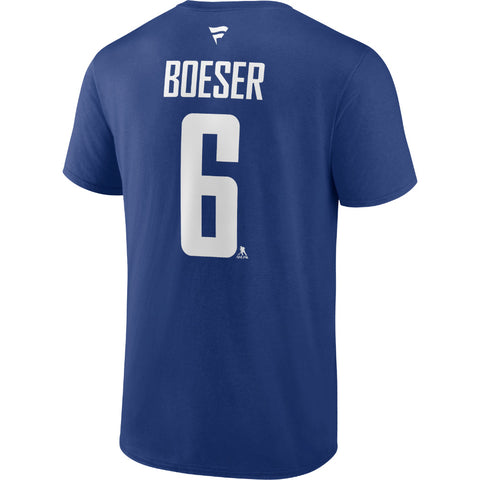 FANATICS VANCOUVER CANUCKS BROCK BOESER NAME AND NUMBER T SHIRT