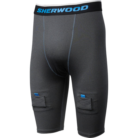 SHERWOOD HAT TRICK GIRL'S COMPRESSION JILL SHORTS