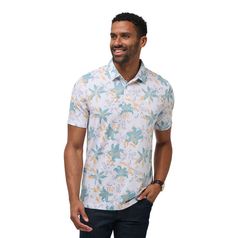 TRAVISMATHEW PARADISE PEAK WHITE POLO