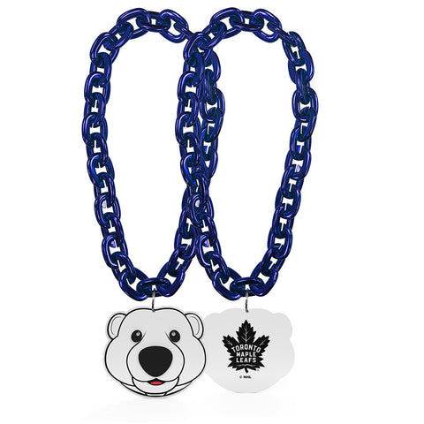 TORONTO MAPLE LEAFS CARLETON THE BEAR BLUE FAN CHAIN