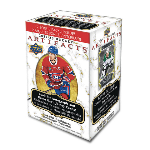 UPPER DECK 2024-2025 ARTIFACTS BLASTER BOX