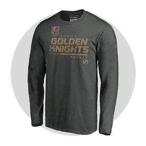 Official Nhl Shop Vegas Golden Knights Authentic Pro Core Collection  Secondary Long Sleeve T-Shirt - Hnatee
