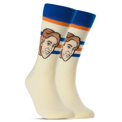 MAJOR LEAGUE SOCKS EDMONTON OILERS WAYNE GRETZKY SOCKS