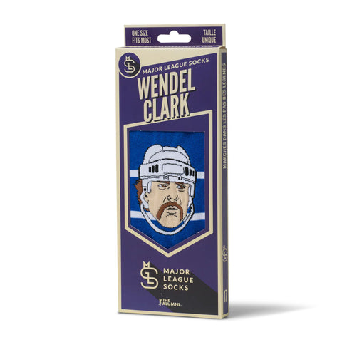 MAJOR LEAGUE SOCKS TORONTO MAPLE LEAFS WENDEL CLARK SOCKS