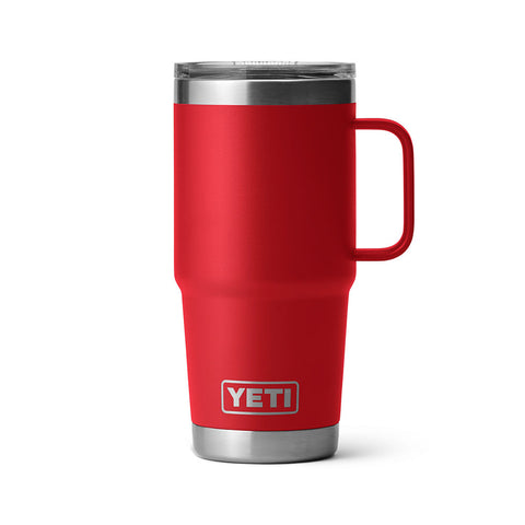 YETI RAMBLER RESCUE RED 20 OZ TRAVEL MUG