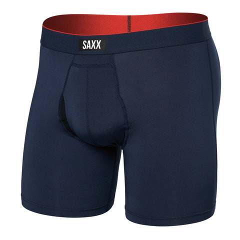 SAXX MULTI SPORT MESH NAVY BOXER BRIEFS