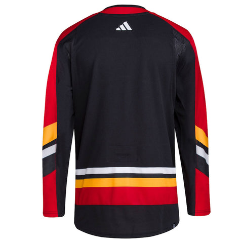 CCM AUTHENTIC Retro Calgary Flames Blasty Alternate NHL Hockey Jersey 54  Black