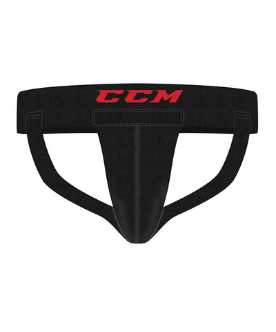 CCM PRO DELUXE SUPPORT SR JOCK WITH CUP