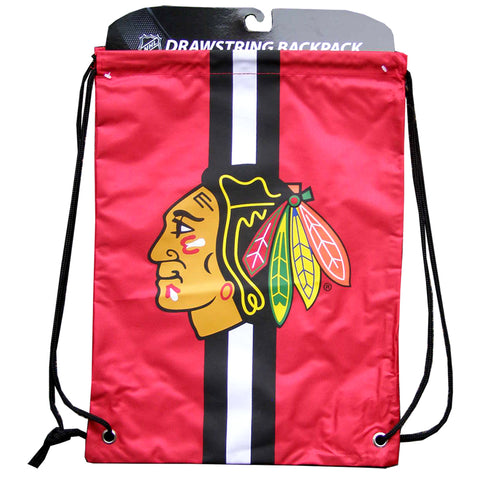 CHICAGO BLACKHAWKS DRAWSTRING LOGO BAG