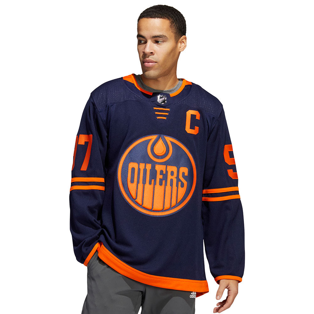 Edmonton Oilers adidas Connor McDavid Authentic Jersey, Hockey, NHL