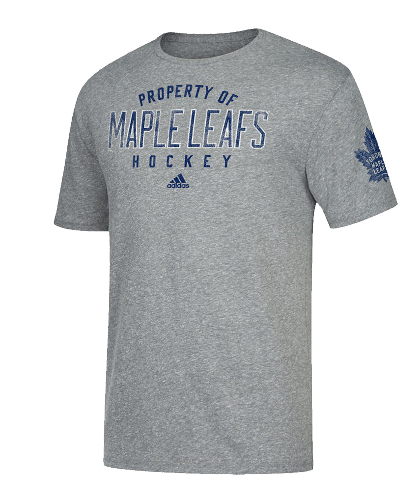 Adidas Maple Leafs Vintage Crew Sweatshirt Medium Grey Heather S Mens