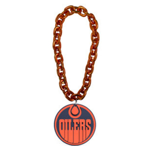 EDMONTON OILERS ALTERNATE LOGO ORANGE FAN CHAIN