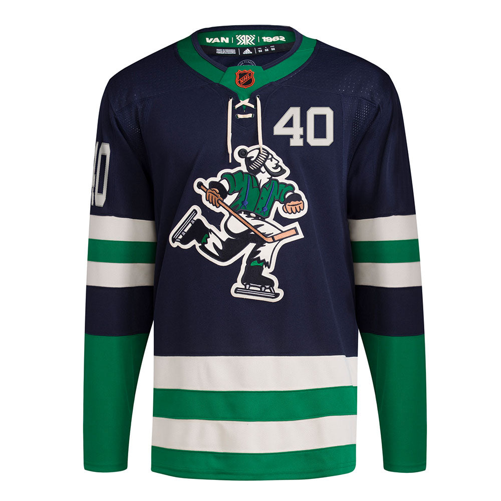 Minnesota Wild Adidas Reverse Retro Authentic Jersey 2.0, S/46 / Green