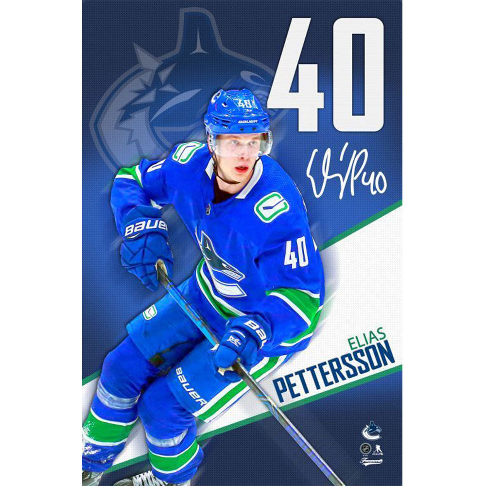 2021-22 SP #96 Elias Pettersson Vancouver Canucks NHL Hockey Trading Card :  Everything Else 