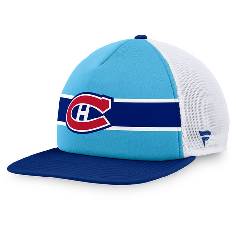 Men's Fanatics Branded Royal/Powder Blue Toronto Jays Heritage Foam Front Trucker Snapback Hat