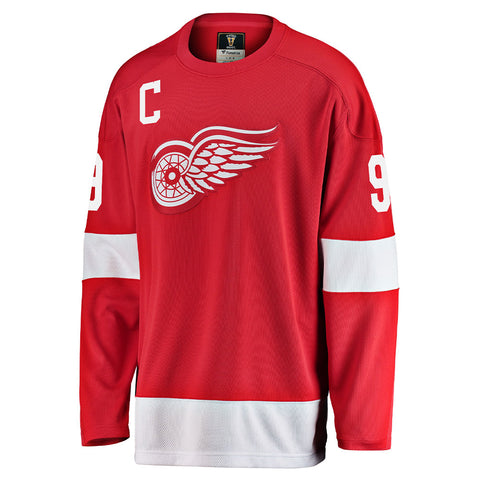 Detroit Red Wings Shirt Adult Medium Adidas Long Sleeve Jersey Hockey Womens
