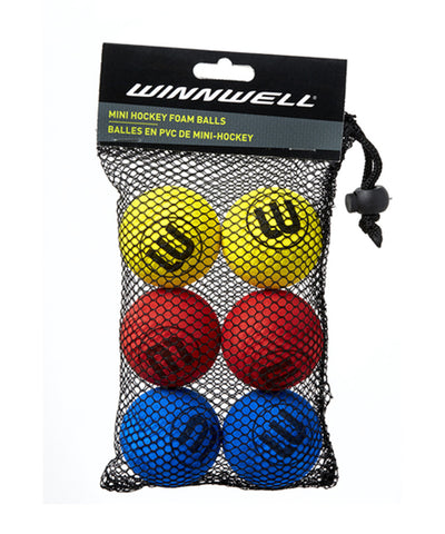 KNEE HOCKEY BALL EVA - 6 PK