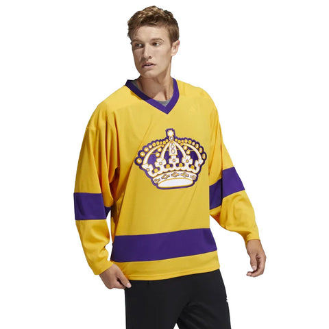 Los Angeles Kings YOUTH Reebok Premier 7185 White Grey Jersey - Hockey  Jersey Outlet