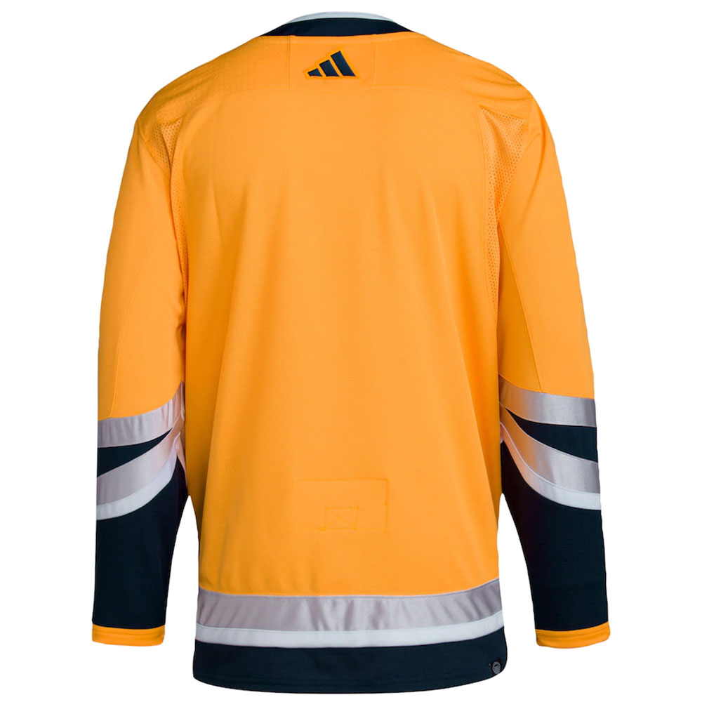 Men's adidas Yellow St. Louis Blues Reverse Retro 2.0 Authentic Blank Jersey