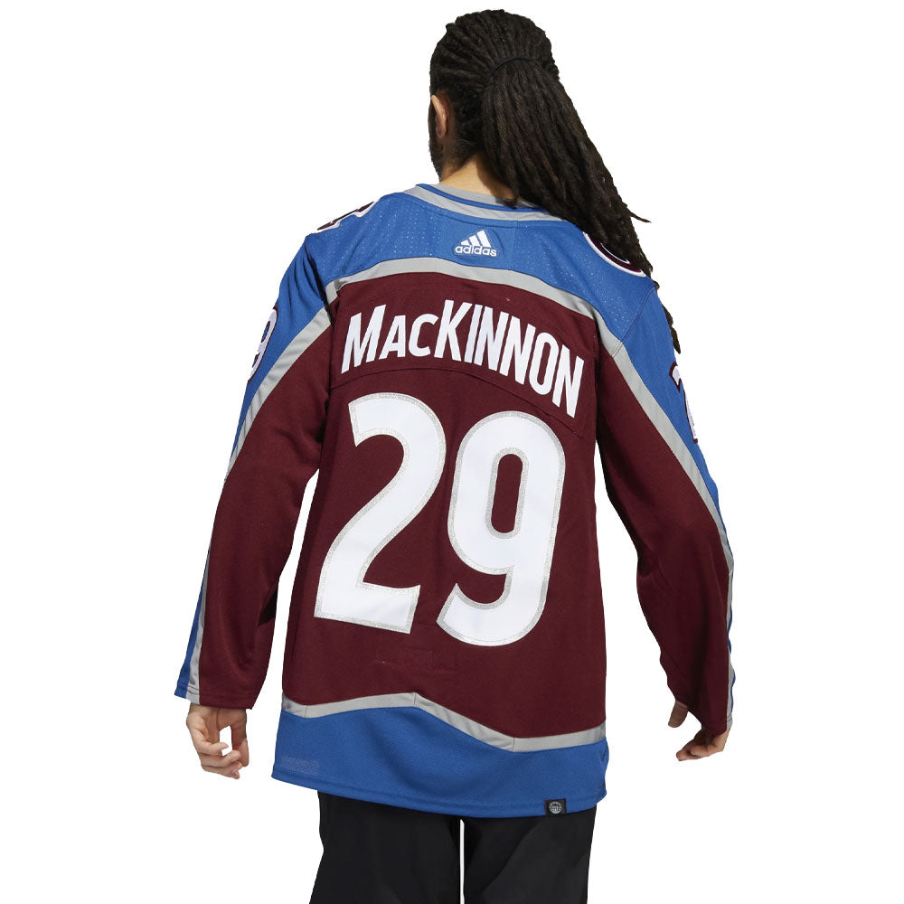 Men's NHL Colorado Avalanche Nathan MacKinnon Adidas Primegreen Alternate  Navy - Authentic Jersey with ON ICE Cresting - Sports Closet