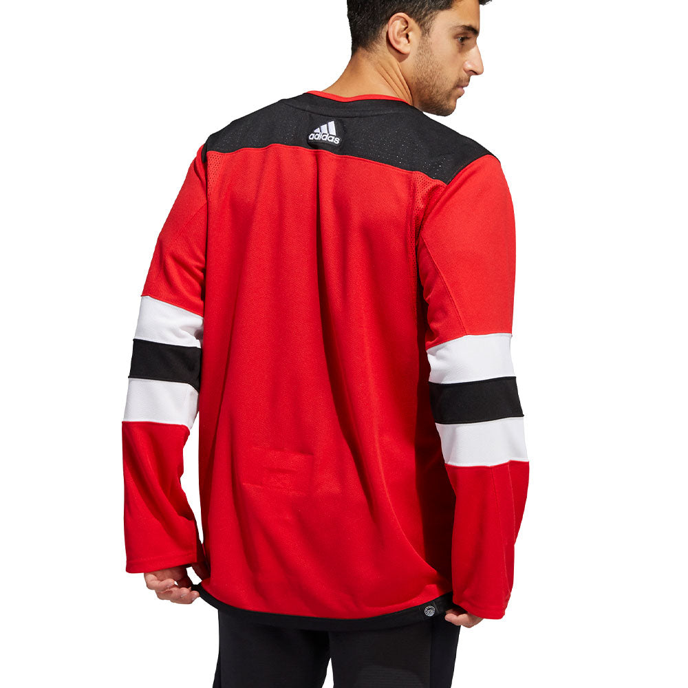 NEW JERSEY DEVILS size 50 Medium Prime Green Adidas NHL Authentic Hockey  Jersey